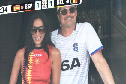 Brad Pitt and Ines de Ramon enjoy World Cup quarterfinal date with Penelope Cruz and Javier Bardem; Hollywood couples cheer S