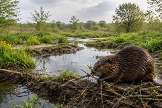 Britain hunted beavers to extinction around 400 years ago, but they are now returning to England's wetlands to rebuild rivers