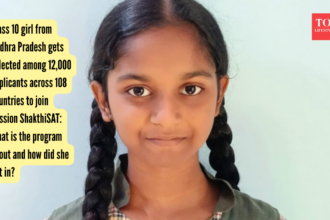 Class 10 girl from Andhra Pradesh gets selected among 12,000 applicants across 108 countries to join Mission ShakthiSAT: What