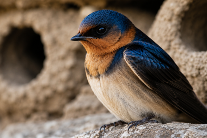 Cliff swallows abandoned the California town they once filled every spring, then people came together to rebuild their homes