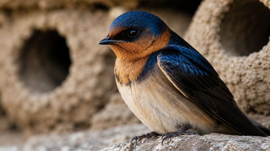 Cliff swallows abandoned the California town they once filled every spring, then people came together to rebuild their homes