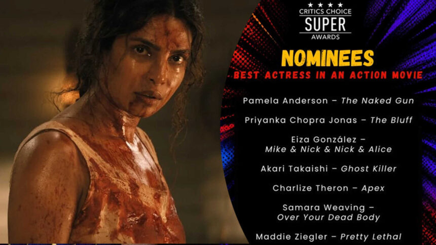 Critics Choice Super Award: Priyanka lands nod for 'The Bluff'