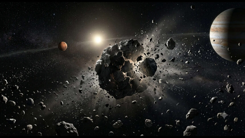 Debris of asteroid shattered 800 million yrs ago may have bombarded Earth for 150 million yrs