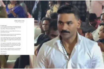 Dhanush says first National Award as director is unforgettable
