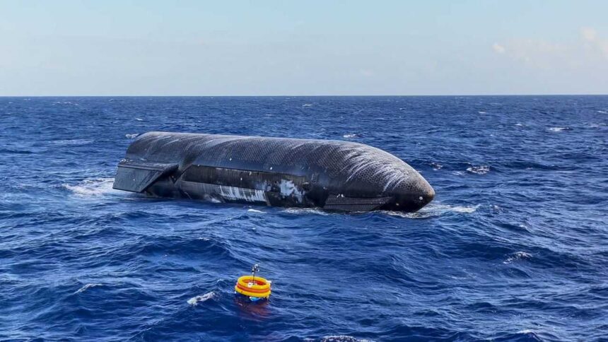 Elon Musk's Flight 13 Starship lands successfully in the Indian Ocean; remained afloat for five days