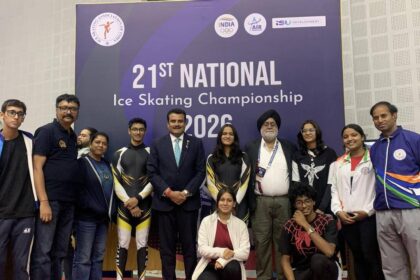 Fine show by Rajasthan at 21st National Ice Skating Championship 2026; Jaipur’s Twisha Sharda wins silver medal; four skate
