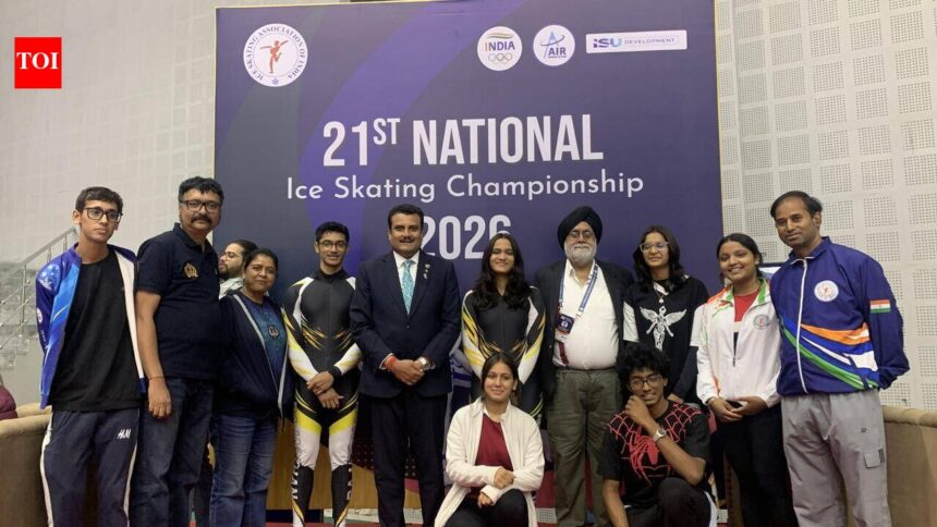 Fine show by Rajasthan at 21st National Ice Skating Championship 2026; Jaipur’s Twisha Sharda wins silver medal; four skate