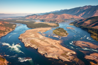 Four ageing dams were removed to restore the Klamath River, but wildfire crews now face a new challenge as the reservoirs dis