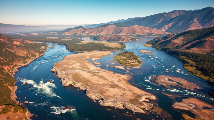 Four ageing dams were removed to restore the Klamath River, but wildfire crews now face a new challenge as the reservoirs dis