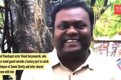 From Guard To Actor: Vinod Suryavanshi goes from poverty to Panchayat fame; shares screen with Suniel Shetty