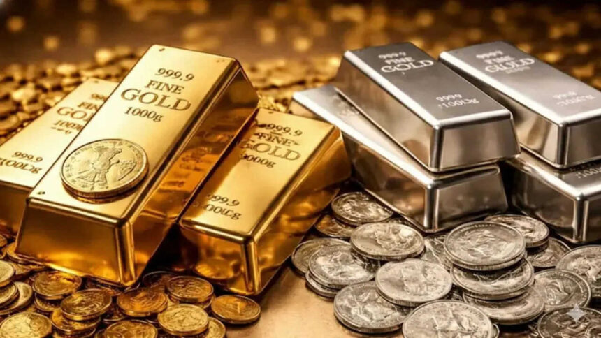 Gold, silver rate today: Yellow metal steadies; silver tumbles