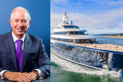 He manages a $1.4 trillion empire and wears a $140 Swiss watch. Now Stephen Schwarzman has a $400 million superyacht with a g