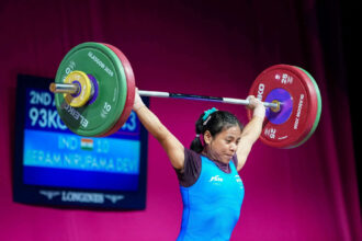 Heartbreak for India! Nirupama fails to finish in Women's 63kg weightlifting