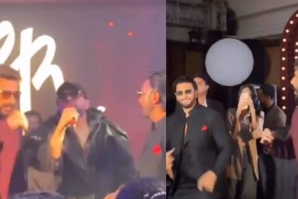 Himesh Reshammiya sings as Ranveer-Arjun groove at Anshula's reception: VIDEO