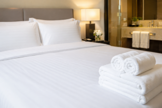 Hotels use white bedsheets and towels even though they show every stain, and the reason is surprisingly practical