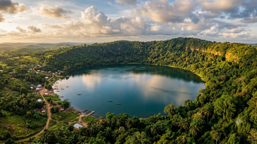How a giant meteor strike created Ghana's Lake Bosumtwi and its rich gold deposits