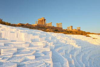 How Turkey's Pamukkale formed dazzling white terraces over thousands of years