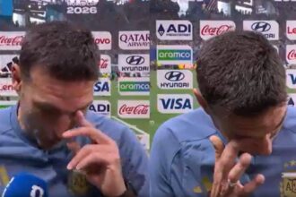 'I can't look at you, I'm sorry': Scaloni's post-match interview goes viral - Watch