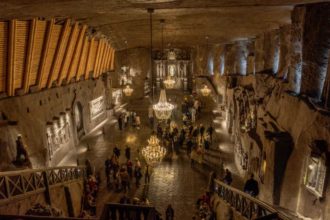 In Poland hides 245km of tunnels, a cathedral carved from salt and an entire world below the surface