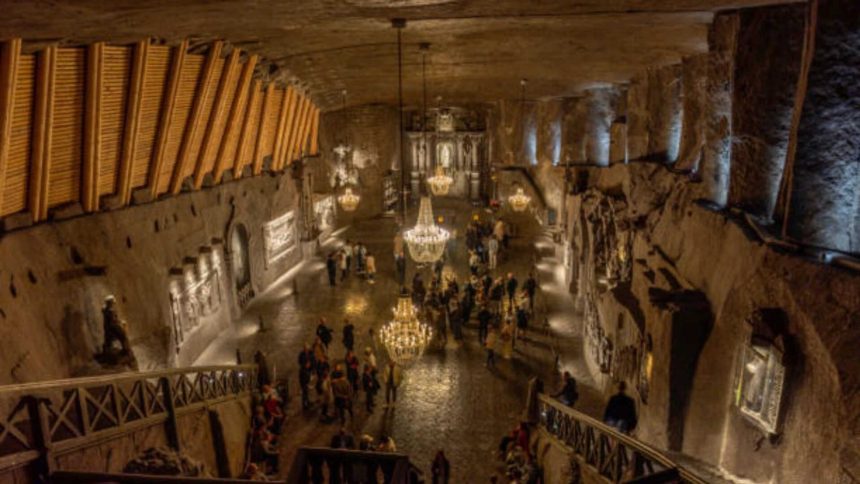 In Poland hides 245km of tunnels, a cathedral carved from salt and an entire world below the surface