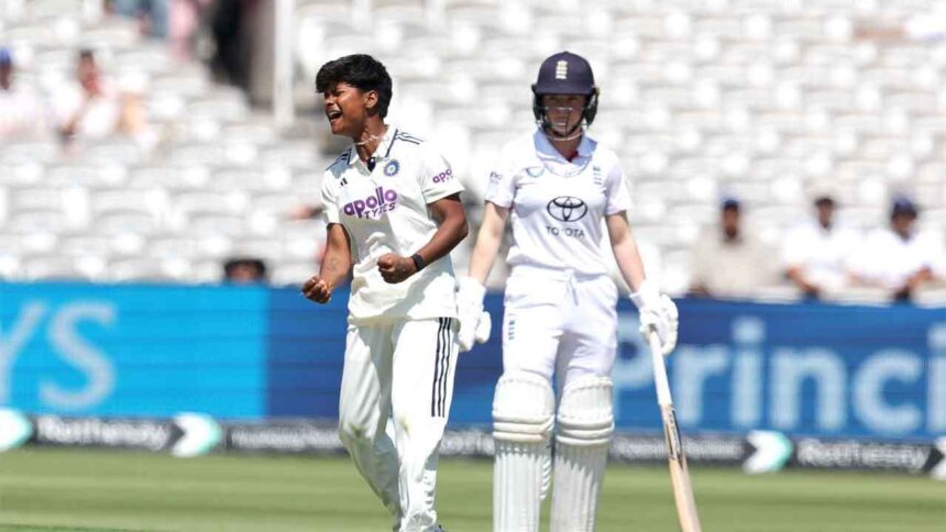 India vs England One-off Test: Kranti Gaud, Smriti Mandhana put India in command