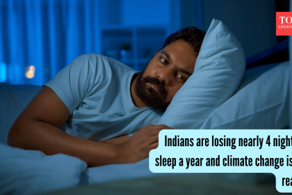 Indians are losing nearly 4 nights of sleep a year and climate change is the reason