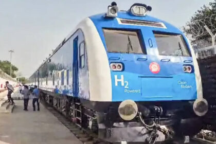 India's first hydrogen-powered train clocks around 900 km in five days