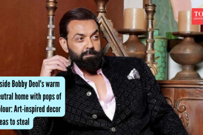Inside Bobby Deol's warm neutral home with pops of colour: Art-inspired decor ideas to steal
