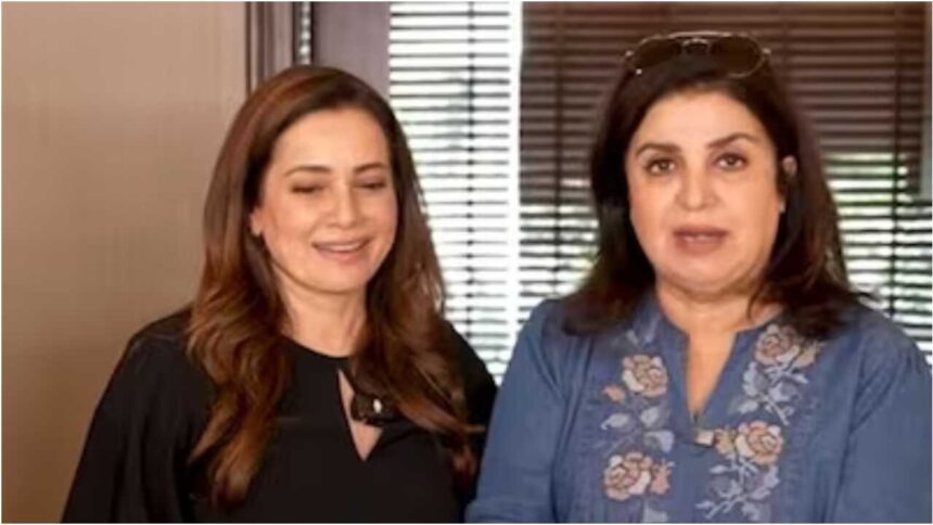 Inside Neelam's huge home with plush couches and private bar