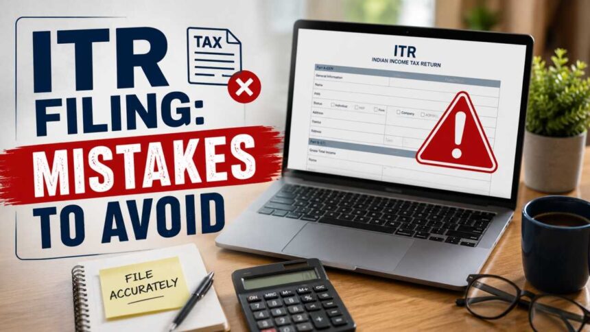 ITR filing FY 2025-26: Top 10 mistakes taxpayers should avoid for income tax returns online filing - check list