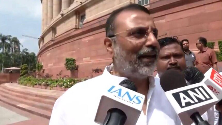'Jantar Mantar not the place for you': BJP's Nishikant Dubey urges protesting students to focus on studies