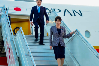 Japanese PM Sanae Takaichi arrives in India for three-day official visit