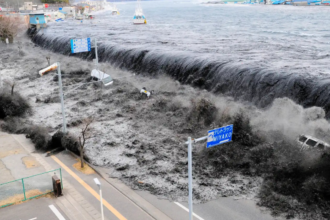 Japan's 2011 megaquake sent a seismic wave nearly 2,900 km to Earth's core, which returned 13 minutes later and shifted the e