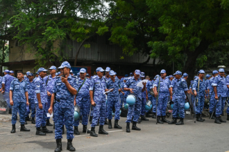 July 20 protest: RAF used tear gas, anti-riot guns and plastic pellets