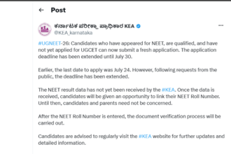 Karnataka UGNEET 2026 deadline extended: Check the revised schedule and other details here