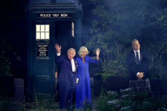 King Charles III emerges from Tardis in ‘Doctor Who’ moment at Commonwealth Games 2026 opening