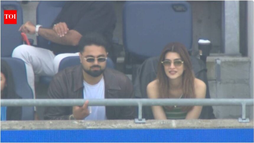 Kriti Sanon spotted with rumoured beau Kabir Bahia at IND vs ENG 1st ODI in Birmingham; pic goes viral