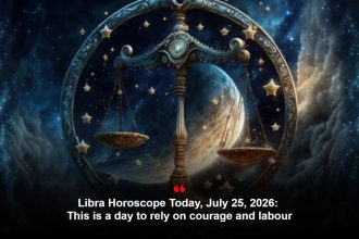 Libra Horoscope Today, July 25, 2026: This is a day to rely on courage and labour
