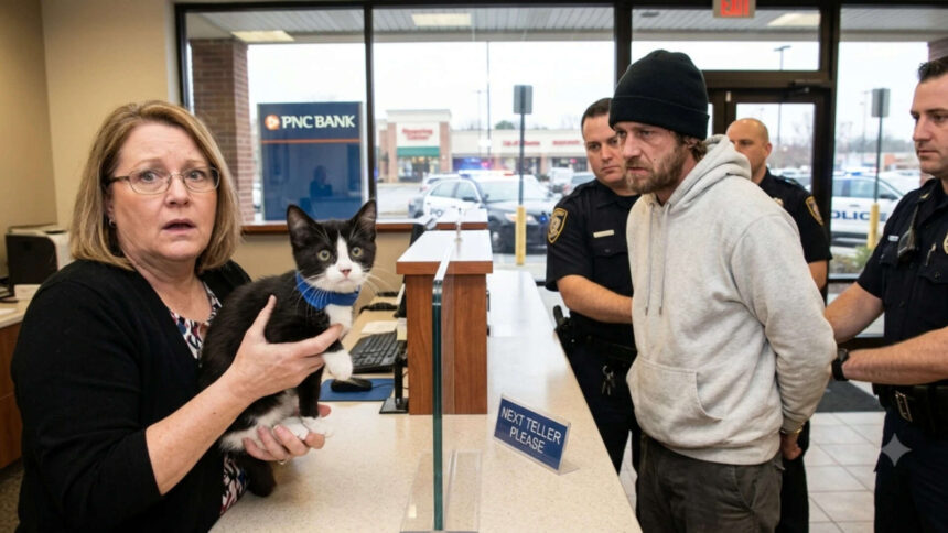 Man steals kitten to rob bank, but gets caught