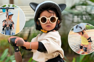 Meet Akira, a toddler who has four world records in kick scootering before turning 2: Her parents say, “We didn't choose he