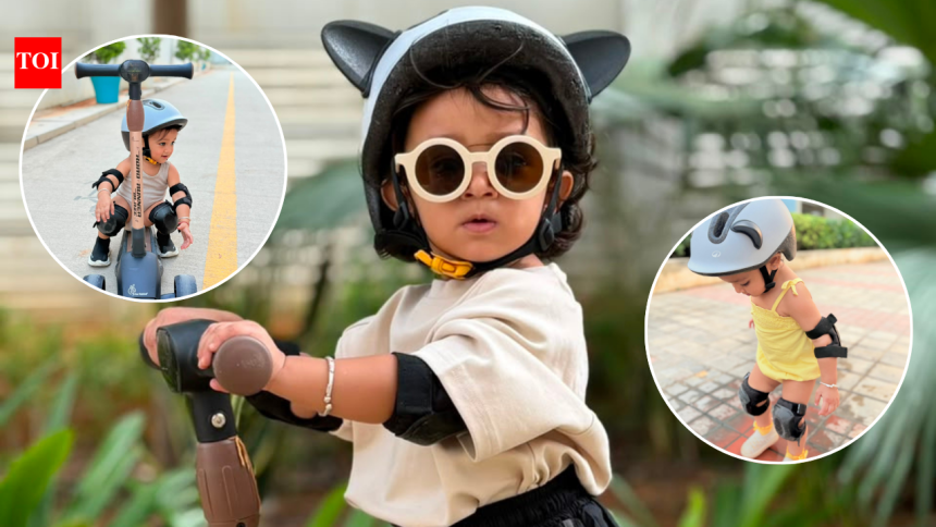 Meet Akira, a toddler who has four world records in kick scootering before turning 2: Her parents say, “We didn't choose he