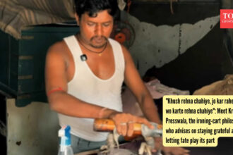 Meet Krishan Presswala, the ironing-cart philosopher, who advises on staying grateful and letting fate play its part