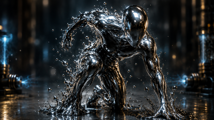Meet the magnetic liquid metal robot: It merges and squeezes through tiny gaps like a living cell