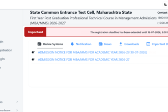 MHT CET CAP 2026 registration for MBA, MMS extended till July 16; check revised counselling schedule