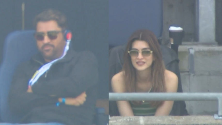 MS Dhoni and Kriti Sanon steal the spotlight at India vs England ODI