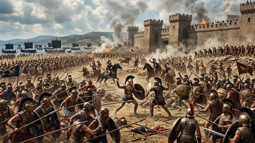 Odysseus helped the Greeks defeat Troy with a wooden horse, but his journey home became a 10-year fight against monsters, god
