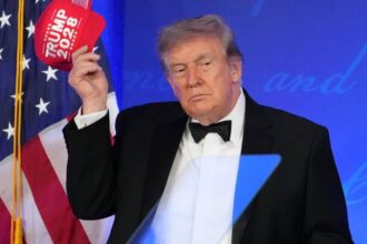 Only in America: Amid the roast, Trump toasts free speech