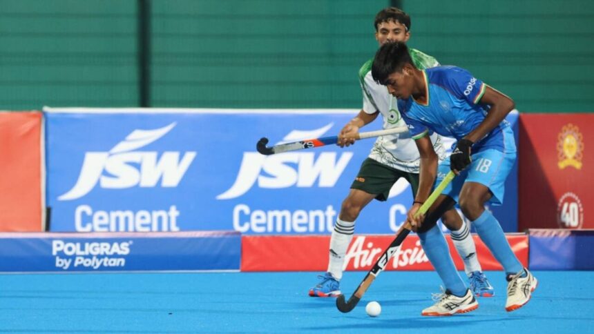 Pakistan's embarrassing blunder, field six players in five-a-side hockey game vs India
