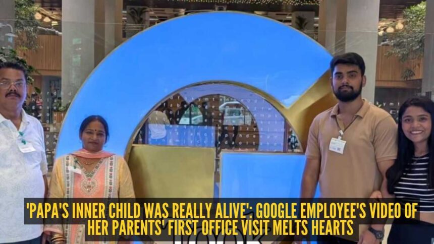 'Papa's inner child was really alive': Google employee's video of her parents' first office visit melts hearts