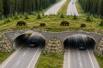 People laughed when Canada built bridges for wildlife, then 250,000 animals used them and road deaths dropped by over 80%